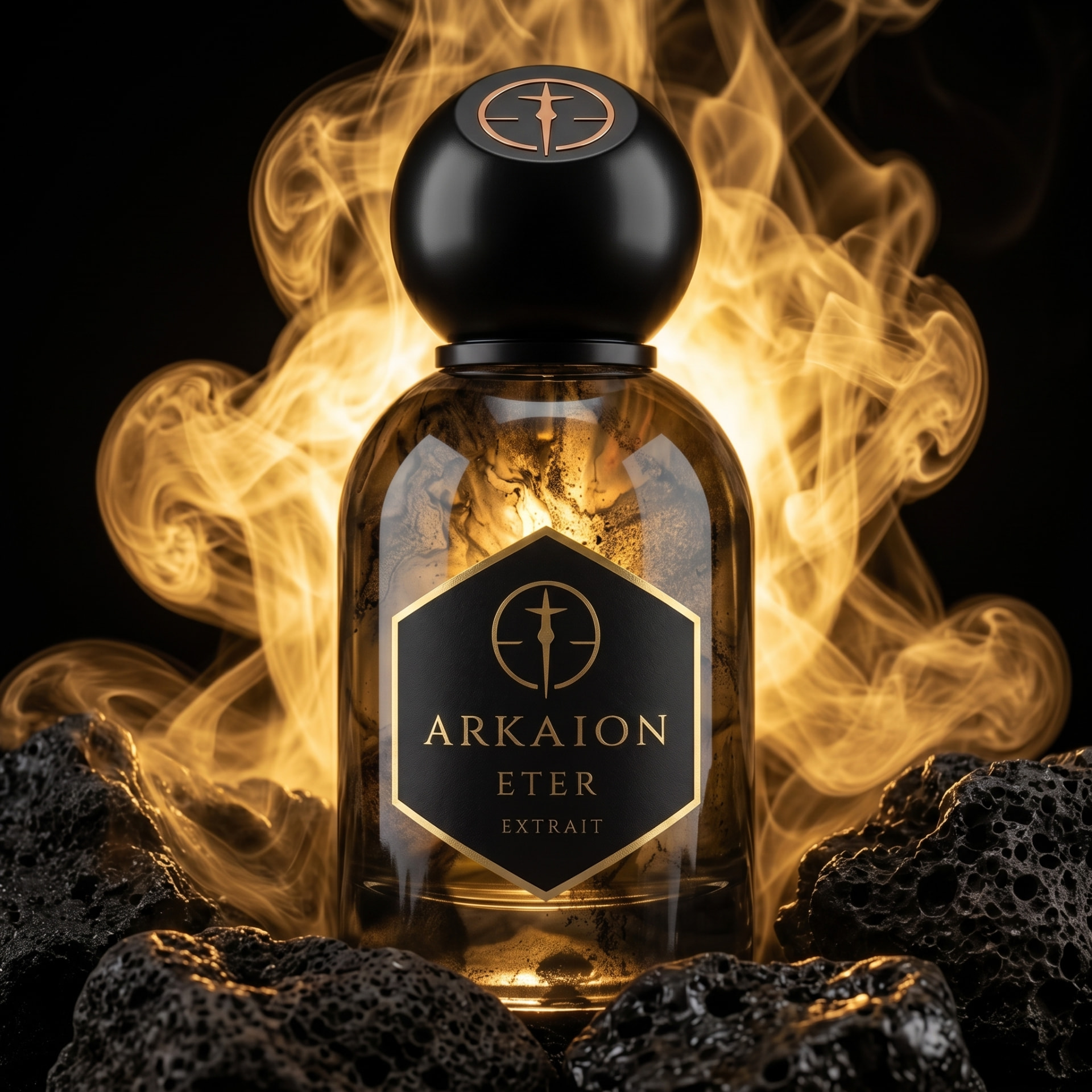 Frasco de ETER Extrait de Parfum ARKAION